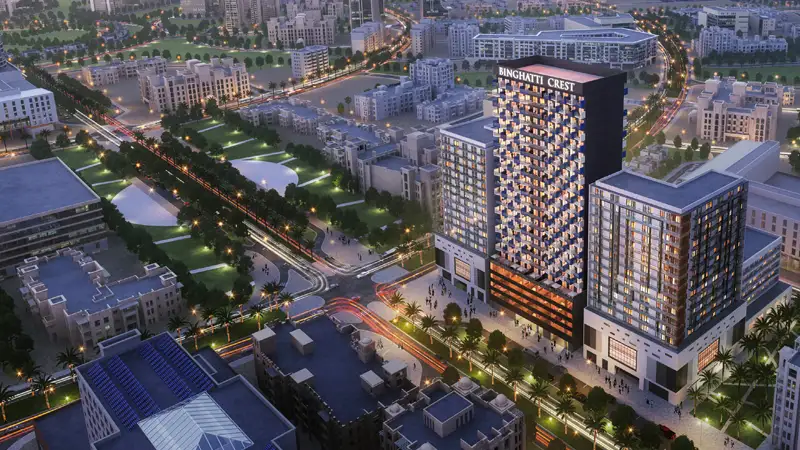 Binghatti Crest at Jumeirah Village Circle, Dubai 4